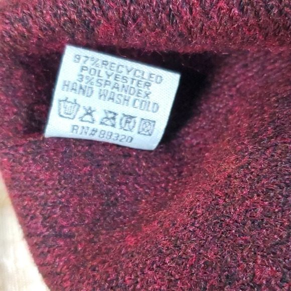 Unisex Soft Ribbed Leather Patch C.C. Beanie Strawberry - Picture 5 of 5